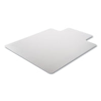 Duramat Moderate Use Chair Mat For Low Pile Carpeting, Lipped, 45 X 53, Clear, 25/pallet, Ships In 4-6 Business Days