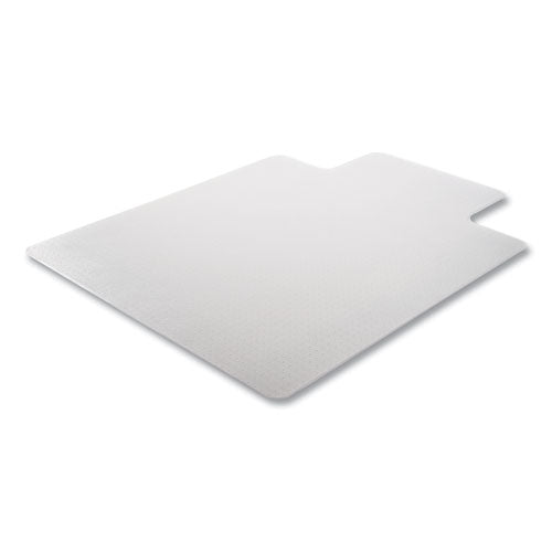 Duramat Moderate Use Chair Mat For Low Pile Carpeting, Lipped, 45 X 53, Clear, 25/pallet, Ships In 4-6 Business Days