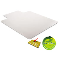 Duramat Moderate Use Chair Mat For Low Pile Carpet, 45 X 53, Wide Lipped, Clear