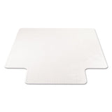 Supermat Frequent Use Chair Mat For Medium Pile Carpet, 45 X 53, Wide Lipped, Clear