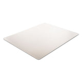 Supermat Frequent Use Chair Mat, Med Pile Carpet, 45 X 53, Beveled Rectangle, Clear