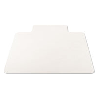 Economat All Day Use Chair Mat For Hard Floors, 36 X 48, Lipped, Clear