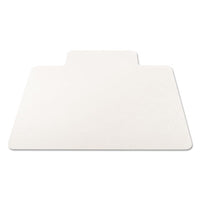 Economat All Day Use Chair Mat For Hard Floors, 45 X 53, Wide Lipped, Clear