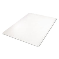 Polycarbonate All Day Use Chair Mat - Hard Floors, 45 X 53, Rectangle, Clear