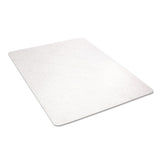 Economat All Day Use Chair Mat For Hard Floors, 46 X 60, Rectangular, Clear