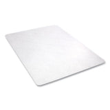 Economat Antimicrobial Chair Mat, Rectangular, 45 X 63, Clear, Ships In 4-6 Business Days