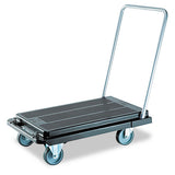 Heavy-duty Platform Cart, 500 Lb Capacity, 21 X 32.5 X 37.5, Black