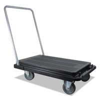 Heavy-duty Platform Cart, 500 Lb Capacity, 21 X 32.5 X 37.5, Black