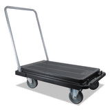 Heavy-duty Platform Cart, 500 Lb Capacity, 21 X 32.5 X 37.5, Black