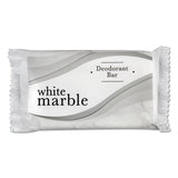Individually Wrapped Deodorant Bar Soap, White, # 1 1-2 Bar, 500-carton