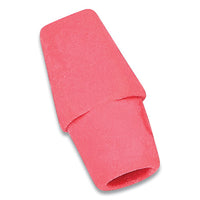 Wedge Cap Erasers, For Pencil Marks, Pink, 144-box