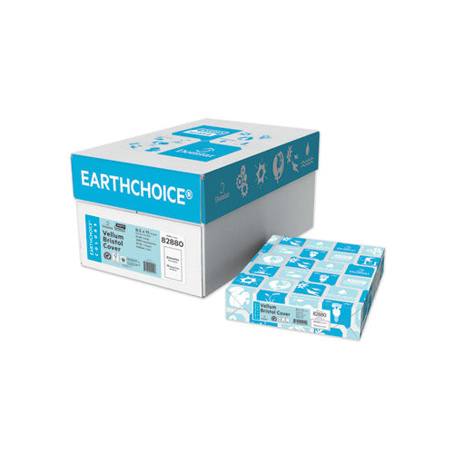 Earthchoice Cover Stock, Vellum Bristol, 96 Bright, 67lb, 8.5 X 11, Bright White, 250-pack