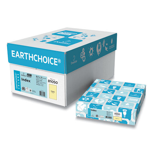 Card Stock, 110 Lb, 8.5 X 11, Canary Yellow, 250-pack