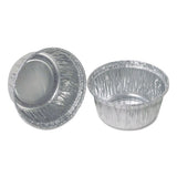 Aluminum Round Containers, 3" Dia., 4 Oz Cup, 1000-carton