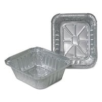 Aluminum Closeable Containers, 1 Lb Oblong, 1000-carton