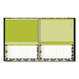 Monthly Home Finance Organizer, 5 Column Format, Black-green-white Cover, 11 X 9 Sheets, 30 Sheets-book