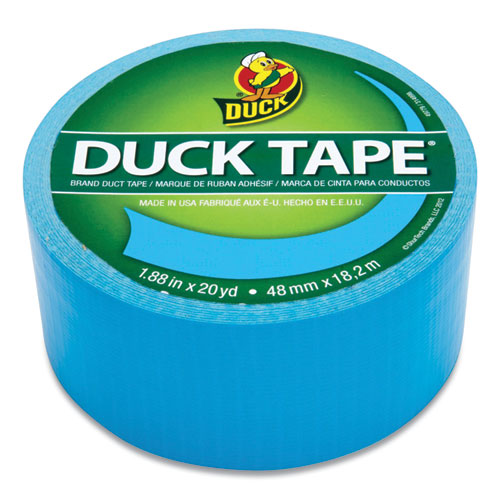 Colored Duct Tape, 3" Core, 1.88" X 20 Yds, Electric Blue