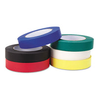 Color Masking Tape, 3" Core, 0.94" X 60 Yds, Black