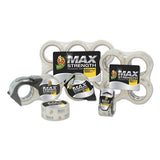 Max Packaging Tape, 3" Core, 1.88" X 54.6 Yds, Crystal Clear, 6-pack