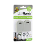 Duck Easymounts Small Picture Hanger, 15 Lb Capacity, Gray, 2 Hangers