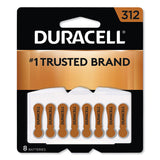 Hearing Aid Battery, #312, 8-pack