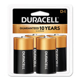 Coppertop Alkaline D Batteries, 4-pack