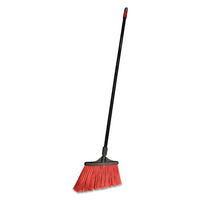 Maxistrong Angle Broom, Polypropylene Bristles, 56" Handle, Black, 6-carton