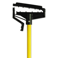 Quick-change Mop Handle, 60", Fiberglass, Yellow, 6-carton