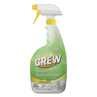 Crew Bathroom Disinfectant Cleaner, Floral Scent, 32 Oz Spray Bottle, 4-ct