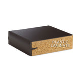 Classroom Science Table, 60w X 30d X 36h, Black High Pressure Laminate (hpl) Top, Oak Base