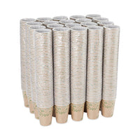 Ecosmart Recycled Fiber Hot-cold Cups, 12 Oz, Kraft-green, 50-sleeve, 20 Sleeves-carton