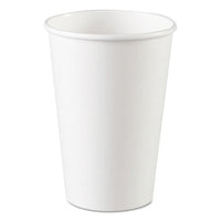 Paper Cups, Hot, 16 Oz, White, 1000-carton