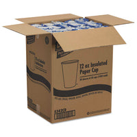 Hot Cups, Paper, 12oz, Coffee Dreams Design, 1000-carton