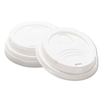 Drink-thru Lid, Fits 8oz Hot Drink Cups, White, 1000-carton