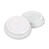 White Dome Lid Fits 10-16oz Perfectouch Cups, 12-20oz Hot Cups, Wisesize, 500-ct