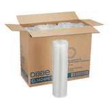 Cold Drink Cup Lids, Fits 16 Oz Plastic Cold Cups, Clear, 100-sleeve, 10 Sleeves-carton