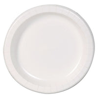 Basic Paper Dinnerware, Plates, White, 8.5" Diameter, 125-pack