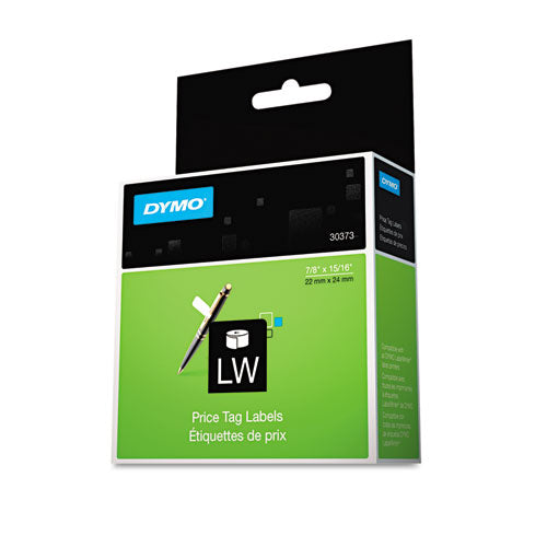 Lw Price Tag Labels, 0.93" X 0.87", White, 400 Labels-roll