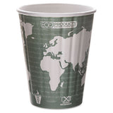 World Art Renewable And Compostable Insulated Hot Cups, Pla, 12 Oz, 40-packs, 15 Packs-carton