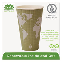 World Art Renewable And Compostable Insulated Hot Cups, Pla, 16 Oz, 40-packs, 15 Packs-carton