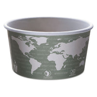 World Art Renewable And Compostable Food Container, 8 Oz, Brown, 50-pack, 20 Packs-carton