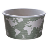 World Art Renewable And Compostable Food Container, 8 Oz, Brown, 50-pack, 20 Packs-carton