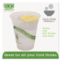 Greenstripe Renewable & Compostable Cold Cups - 12oz., 50-pk, 20 Pk-ct