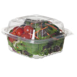 Renewable And Compostable Clear Clamshells, 6 X 6 X 3, 80-pack, 3 Packs-carton