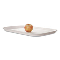 Regalia Renewable And Compostable Sugarcane Tray, 13 X 17, White, 100-carton