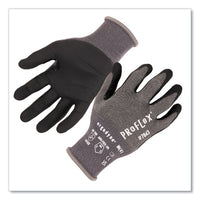 Proflex 7043 Ansi A4 Nitrile Coated Cr Gloves, Gray, Large, 12 Pairs, Ships In 1-3 Business Days