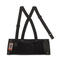 Proflex 1650 Economy Elastic Back Support Brace, 4x-large, 52" To 58" Waist, Black, Ships In 1-3 Business Days