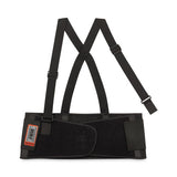 Proflex 1650 Economy Elastic Back Support Brace, 4x-large, 52" To 58" Waist, Black, Ships In 1-3 Business Days