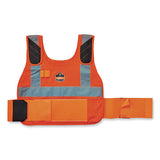 Chill-its 6240 Phase Change Cooling Vest Elastic Extenders, 3.5", Orange, Ships In 1-3 Business Days