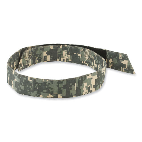 Chill-its 6705 Cooling Embedded Polymers Hook And Loop Bandana Headband, One Size Fits Most, Camo, Ships In 1-3 Business Days